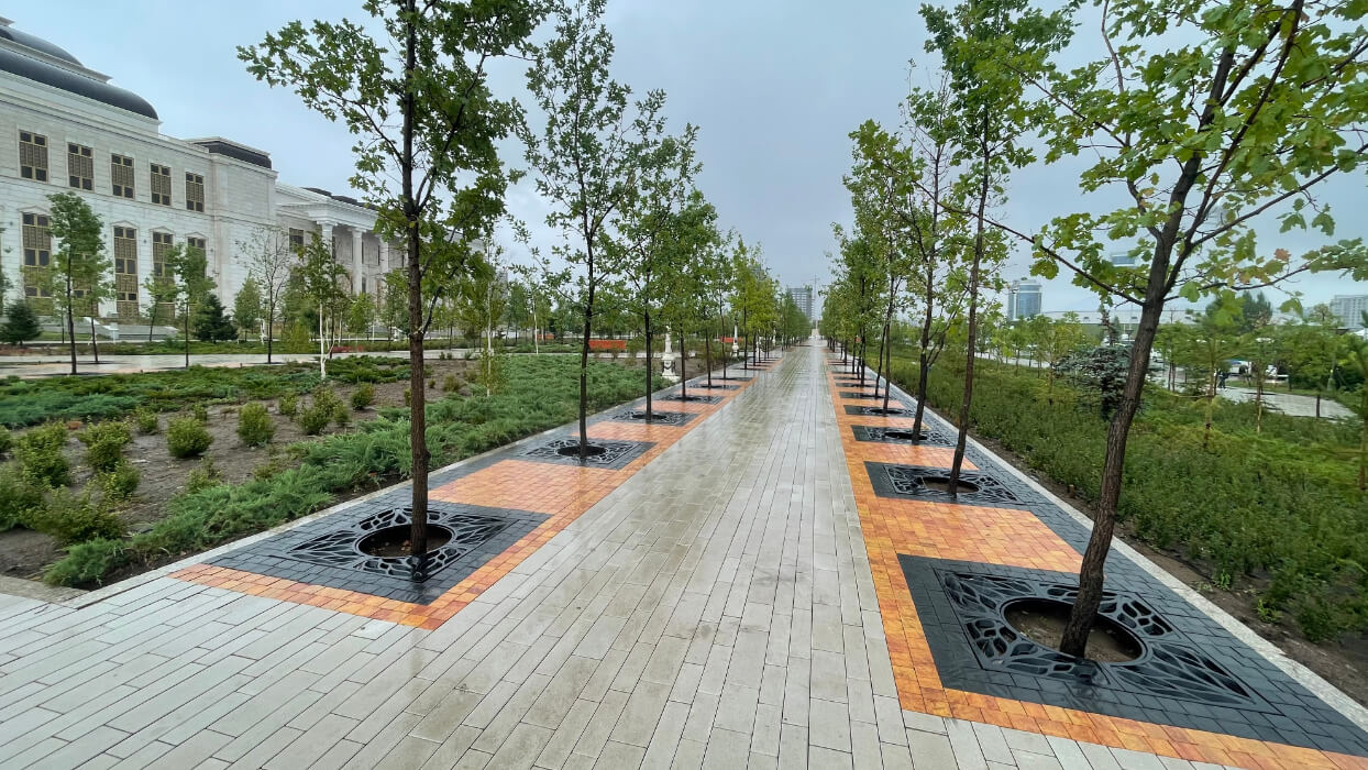 Приствольная решетка для дерева ZKING CRUST 1.2х1.2м Черная в Сертолово фото