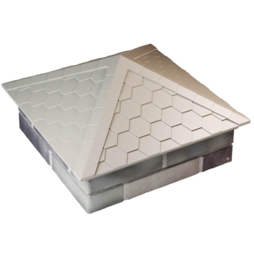 Колпак Zking Эверест Бежевый на столб 2х2 кирпича (535х535мм) Сертолово фото