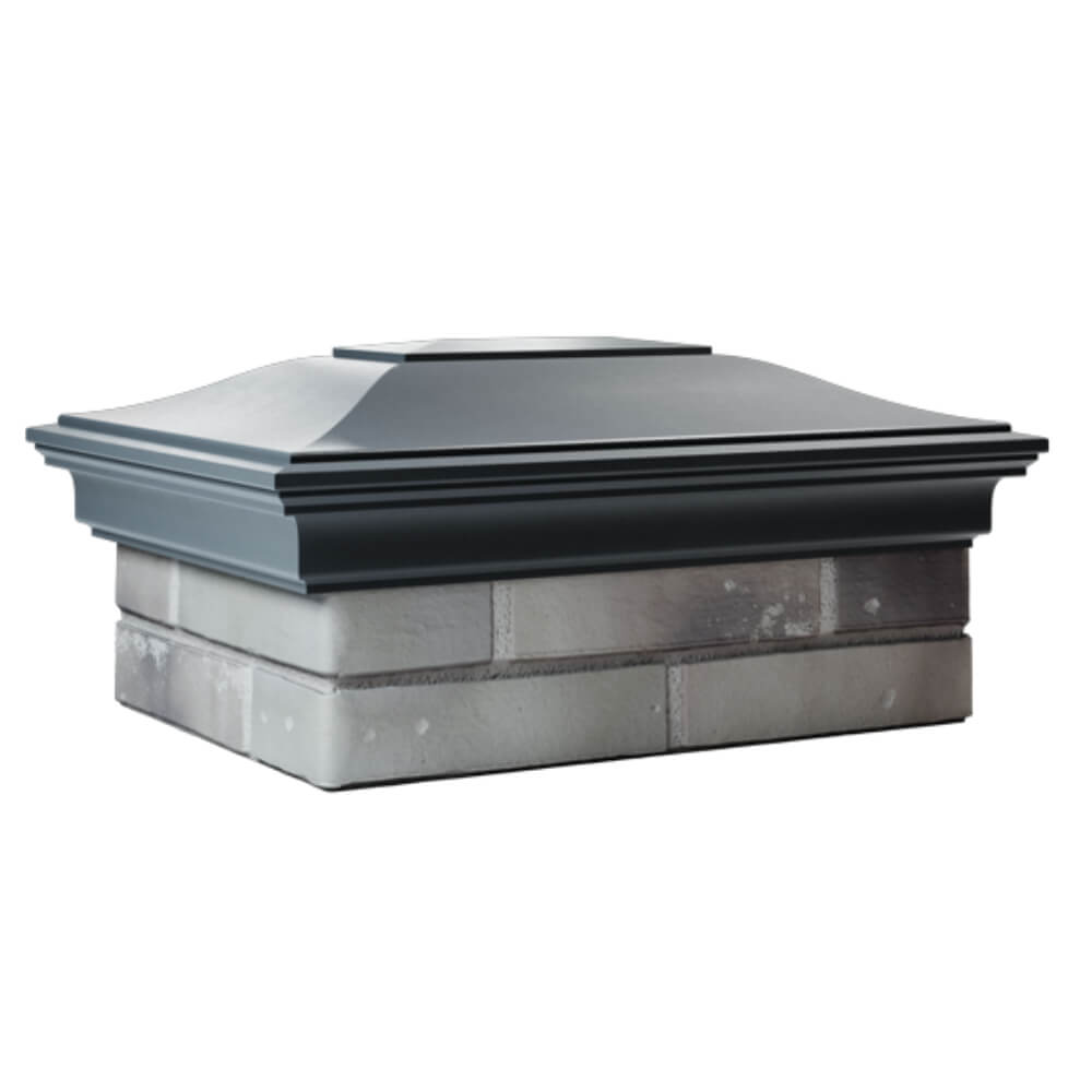 Колпак Zking Монблан Серый на столб 2х1.5 кирпича (515х385мм) в Сертолово фото