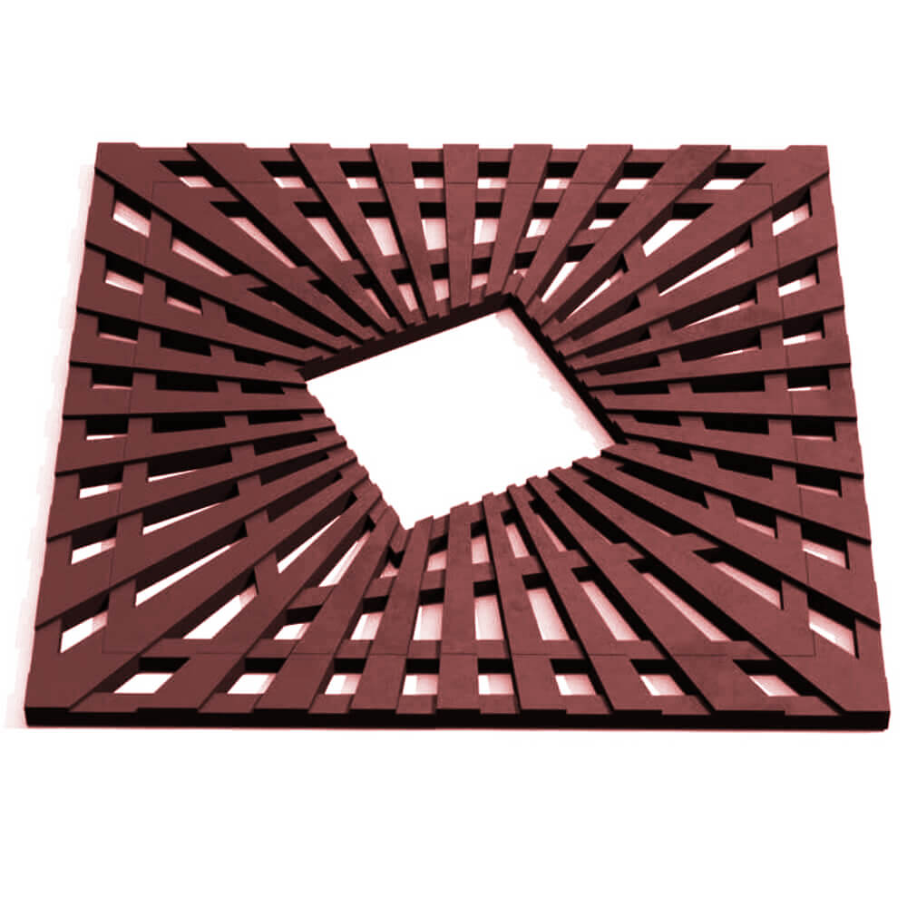 Приствольная решетка для дерева ZKING ATMOSPHERE 1.2х1.2м Коричневая Сертолово фото