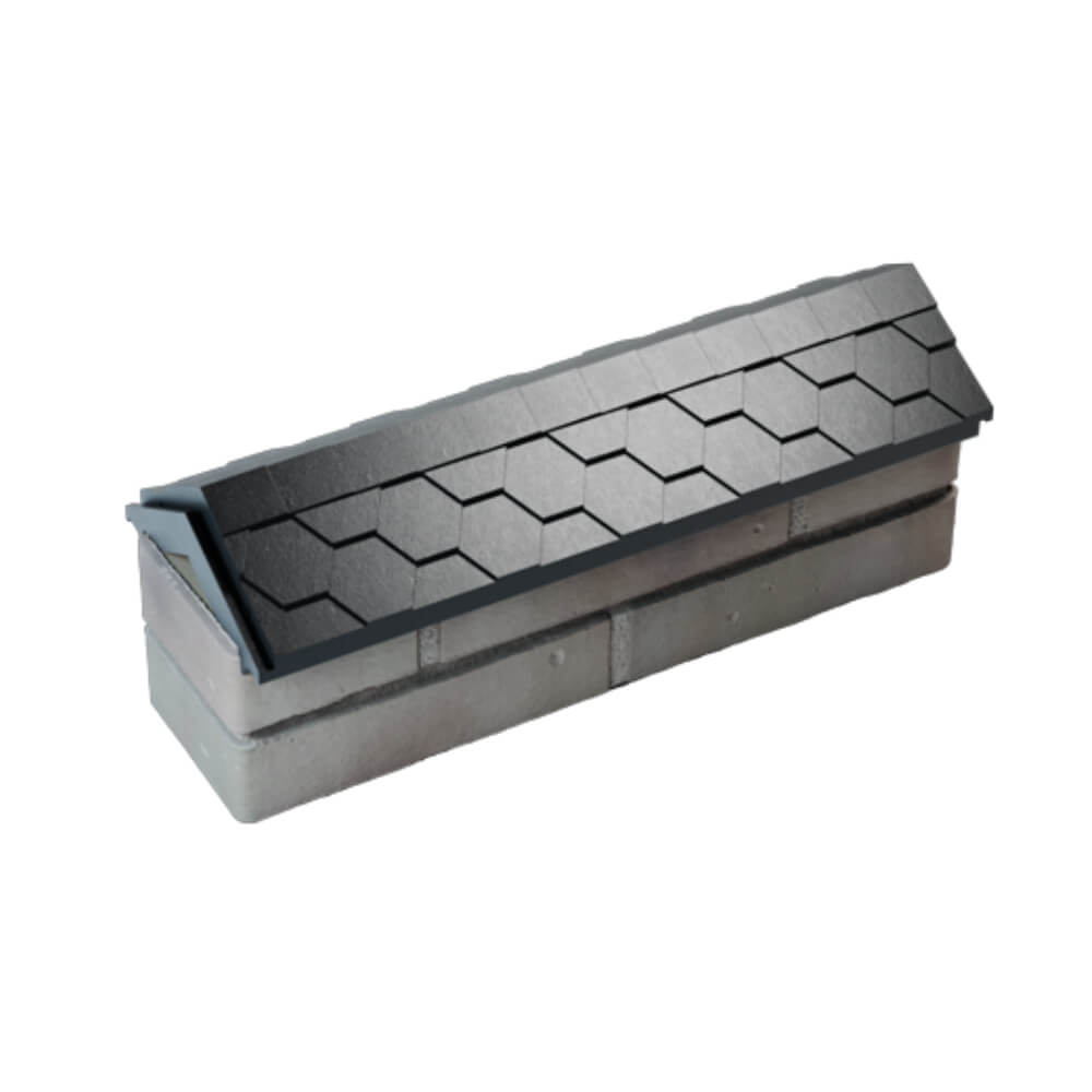 Парапет Zking Эверест Черный с посадкой на 0.5 кирпича (130мм) в Сертолово фото