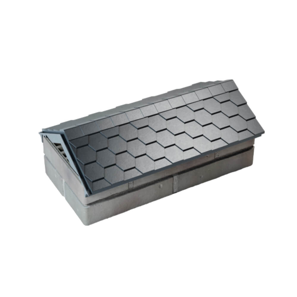 Парапет Zking Эверест Серый с посадкой на 1 кирпич (200/225/255мм) в Сертолово фото