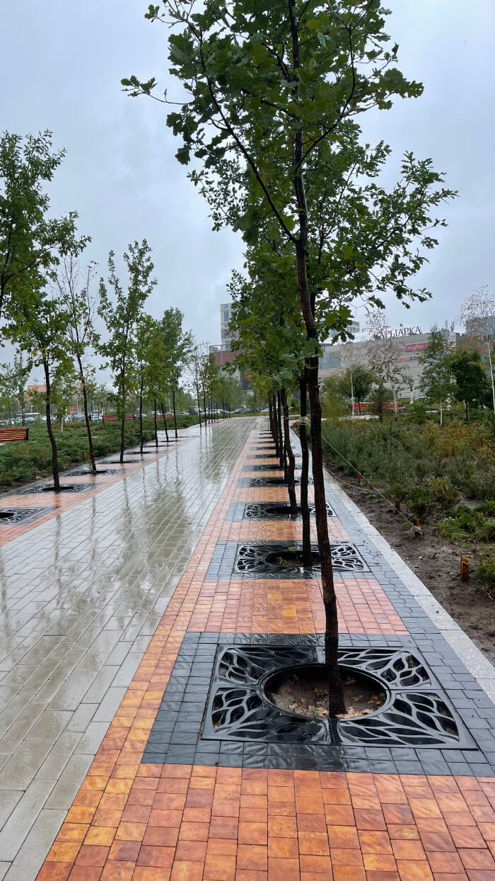 Приствольная решетка для дерева ZKING CRUST 1.2х1.2м Черная в Сертолово фото