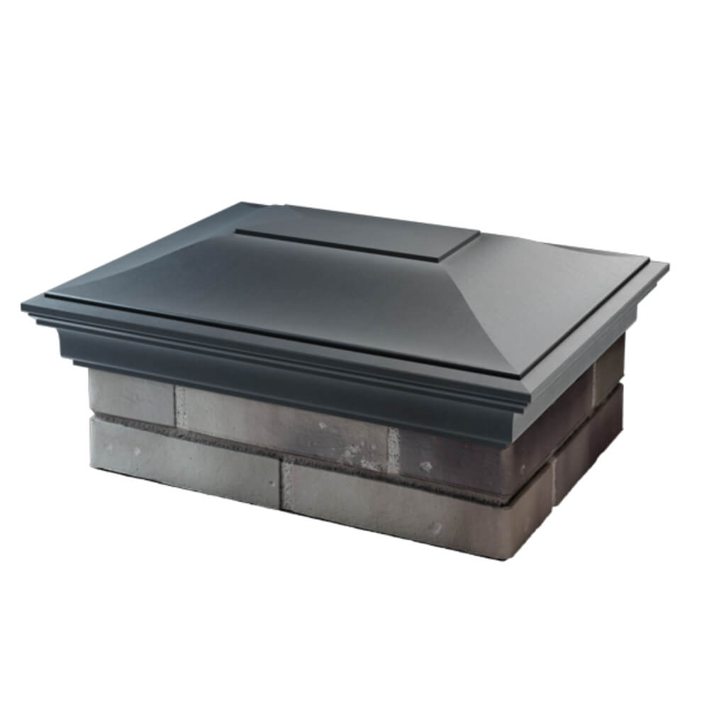 Колпак Zking Монблан Серый на столб 2х1.5 кирпича (515х385мм) в Сертолово фото