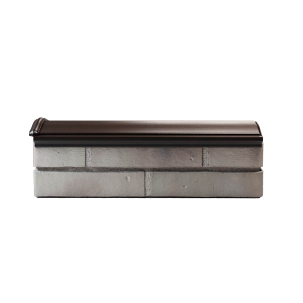 Парапет Zking Монблан Коричневый посадка на 0.5 кирпича (130мм) в Сертолово фото