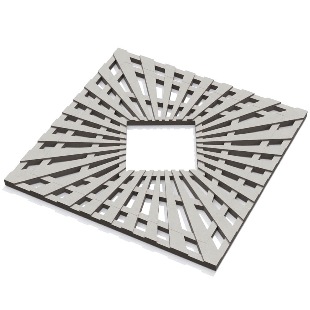 Приствольная решетка для дерева ZKING ATMOSPHERE 1.2х1.2м Бежевая в Сертолово фото