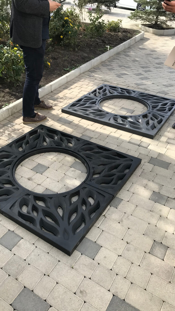 Приствольная решетка для дерева ZKING CRUST 1.2х1.2м Черная в Сертолово фото