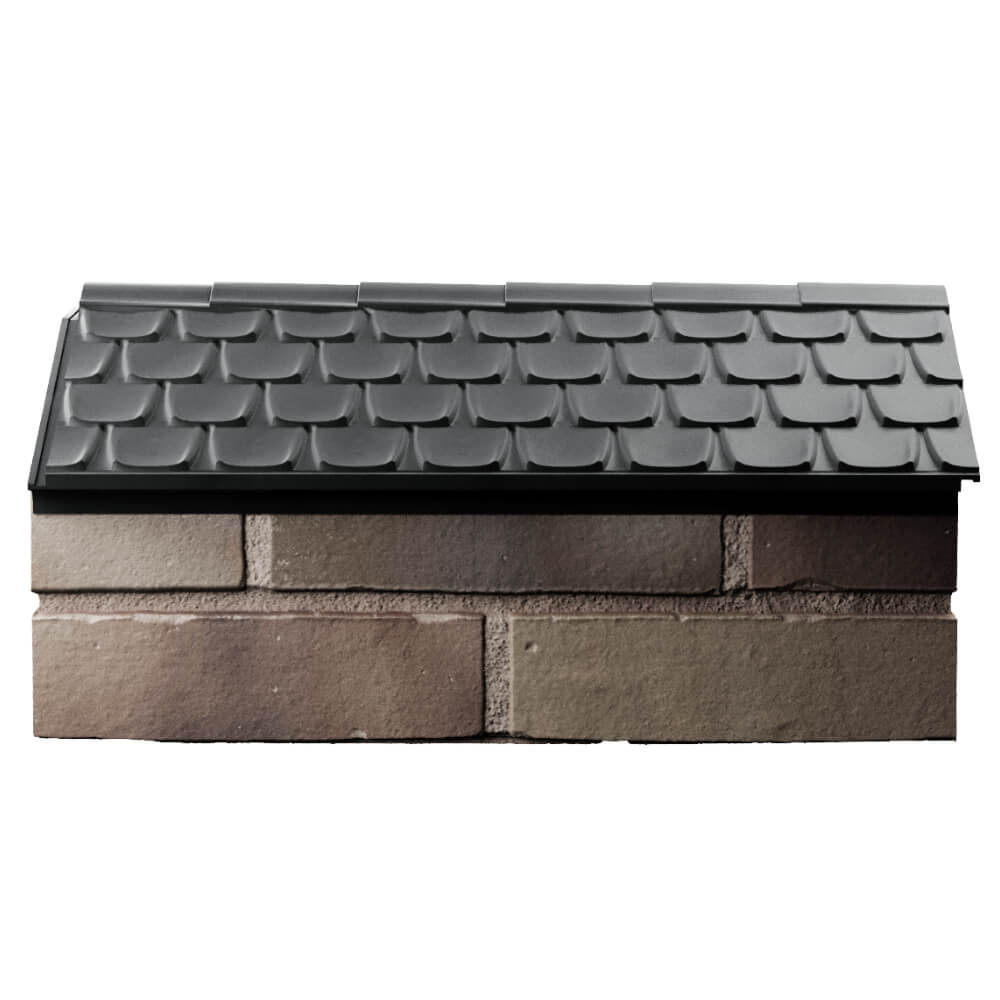 Парапет Zking Эльбрус Серый с посадкой на 1 кирпич (255мм) в Сертолово фото