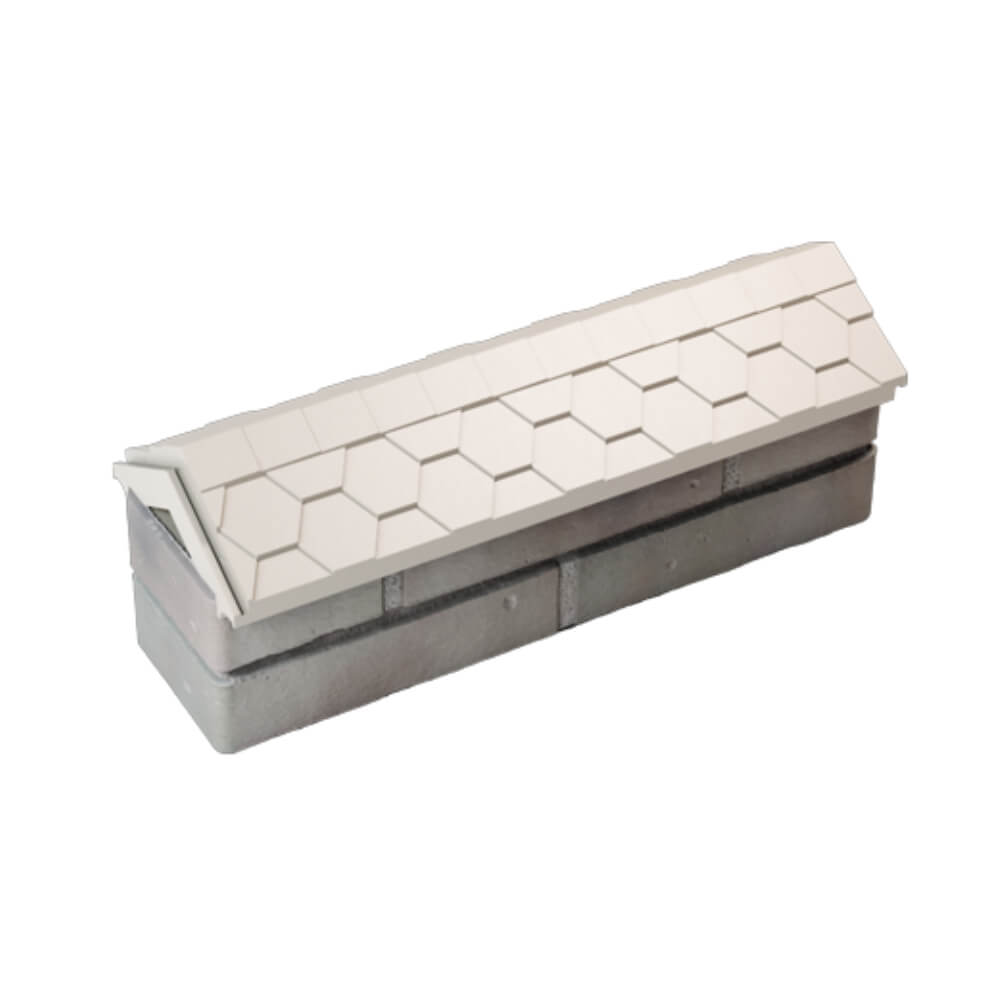 Парапет Zking Эверест Бежевый с посадкой на 0.5 кирпича (130мм) в Сертолово фото