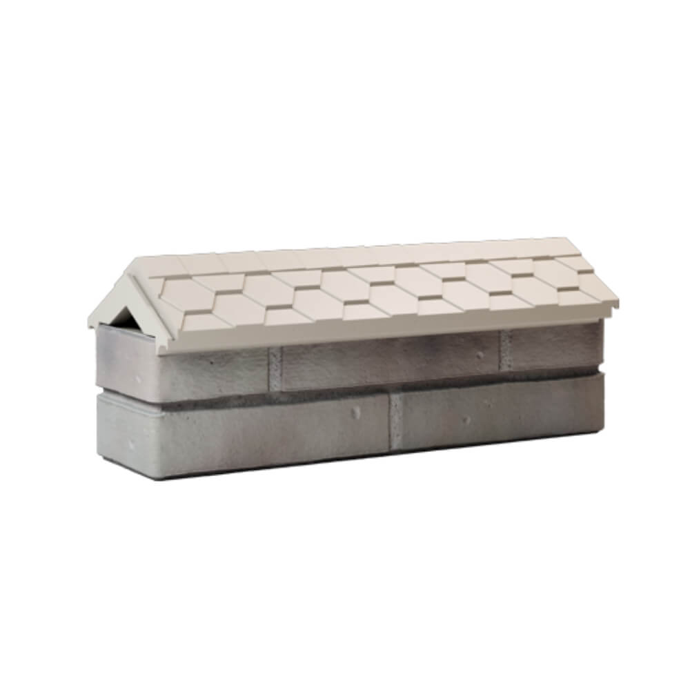 Парапет Zking Эверест Бежевый с посадкой на 0.5 кирпича (130мм) Сертолово фото