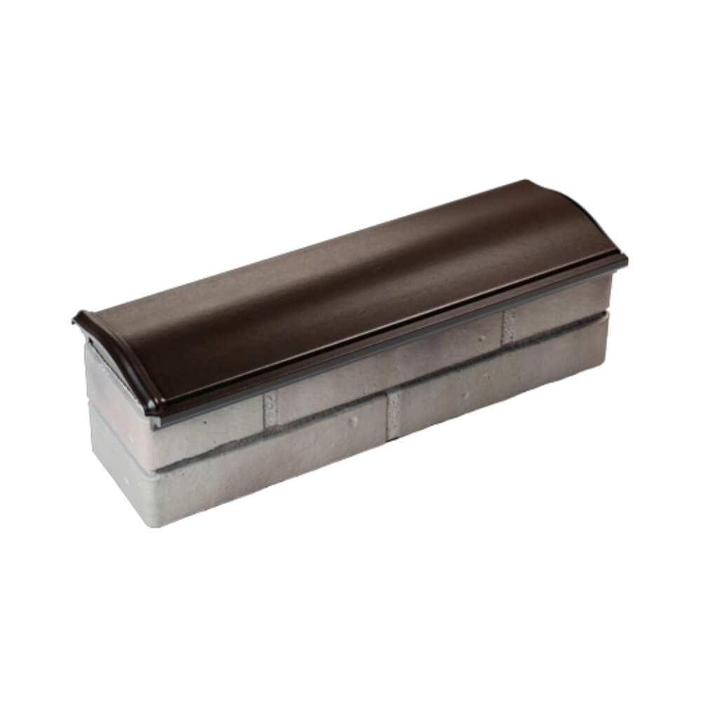 Парапет Zking Монблан Коричневый посадка на 0.5 кирпича (130мм) в Сертолово фото