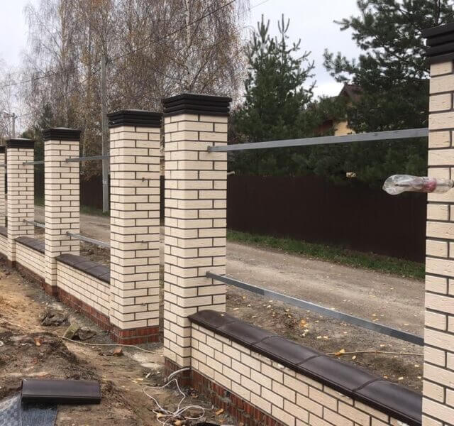 Колпак Zking Бона ХайТек Коричневый на столб 1.5х1.5 кирпича (385х385мм) в Сертолово фото