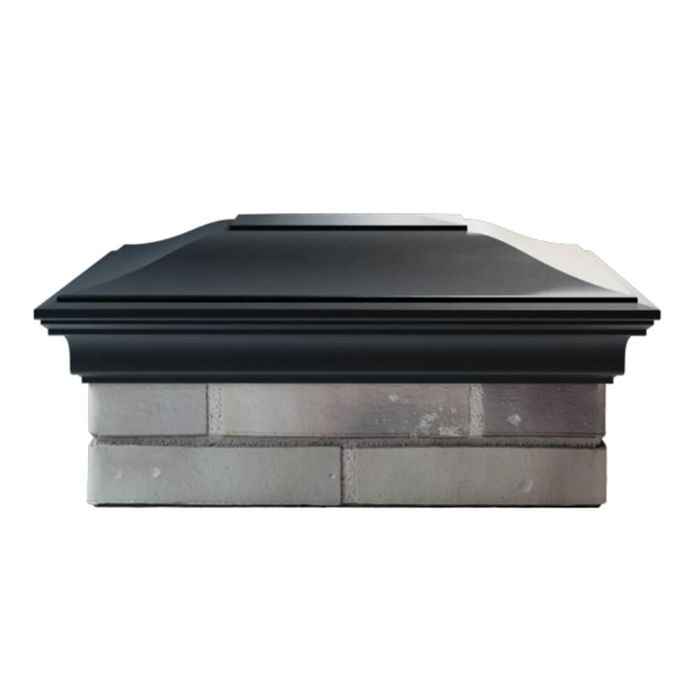 Колпак Zking Монблан Черный на столб 2х1.5 кирпича (515х385мм) в Сертолово фото