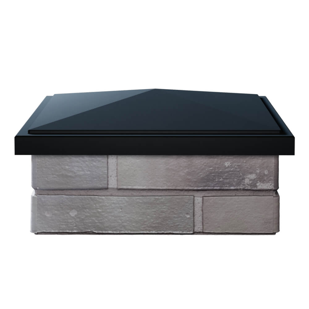 Колпак Zking БонаМоно Черный на столб 1.5х1.5 кирпича (385х385, 400х400мм) Сертолово фото