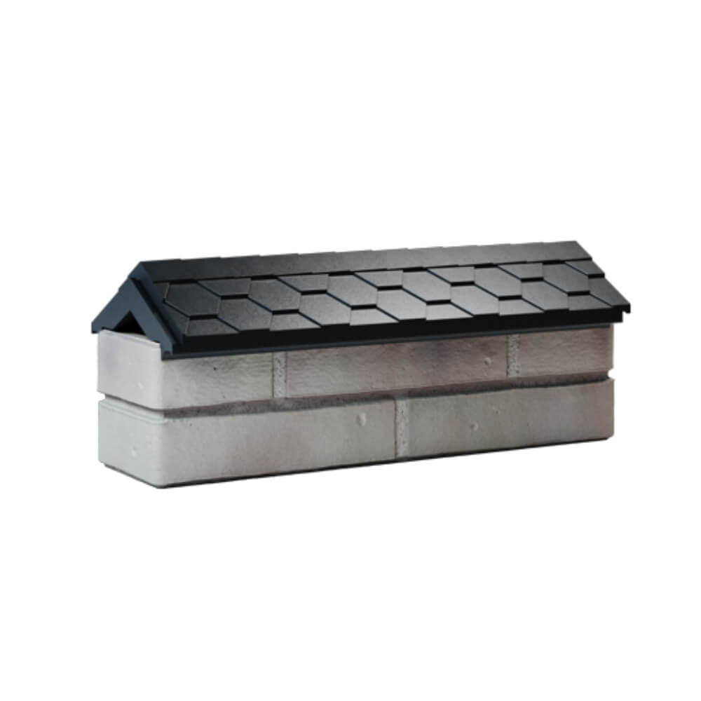 Парапет Zking Эверест Черный с посадкой на 0.5 кирпича (130мм) Сертолово фото