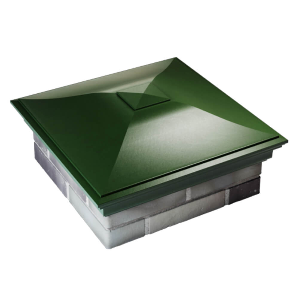 Колпак Zking Монблан Зеленый на столб 2х2 кирпича (515х515мм) Сертолово фото