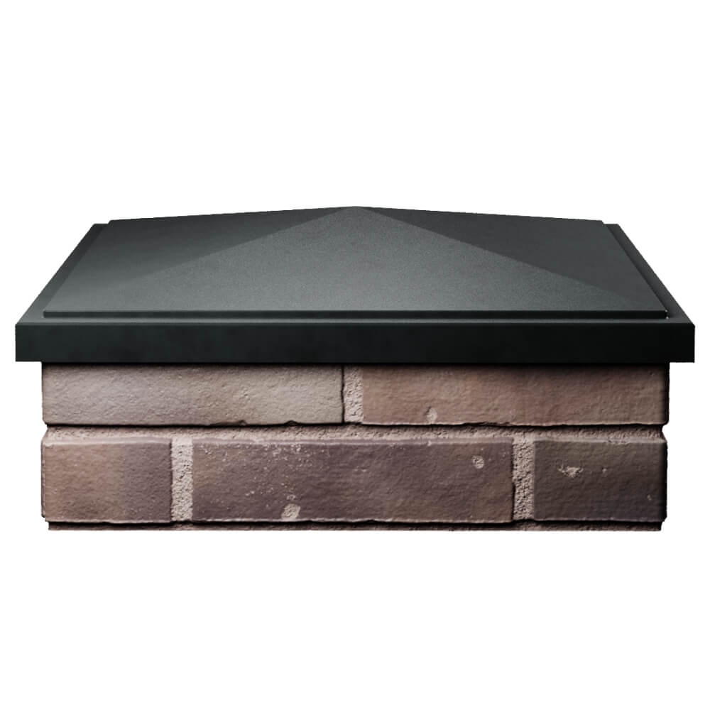 Колпак Zking БонаМоно Черный на столб 2х2 кирпича (515х515, 530х530мм) Сертолово фото