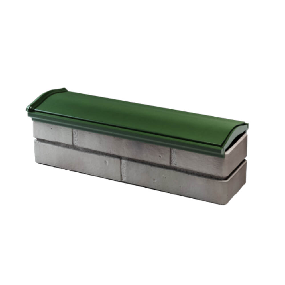 Парапет Zking Монблан Зеленый посадка на 0.5 кирпича (130мм) в Сертолово фото