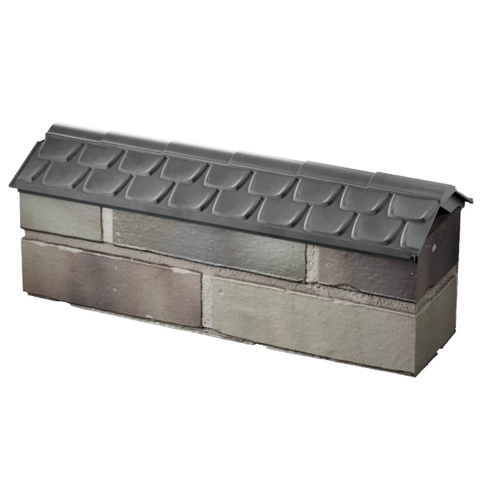 Парапет Zking Эльбрус Серый с посадкой на 0.5 кирпича (130мм) в Сертолово фото