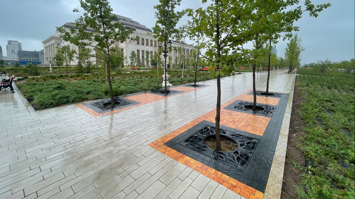 Приствольная решетка для дерева ZKING CRUST 1.2х1.2м Черная в Сертолово фото