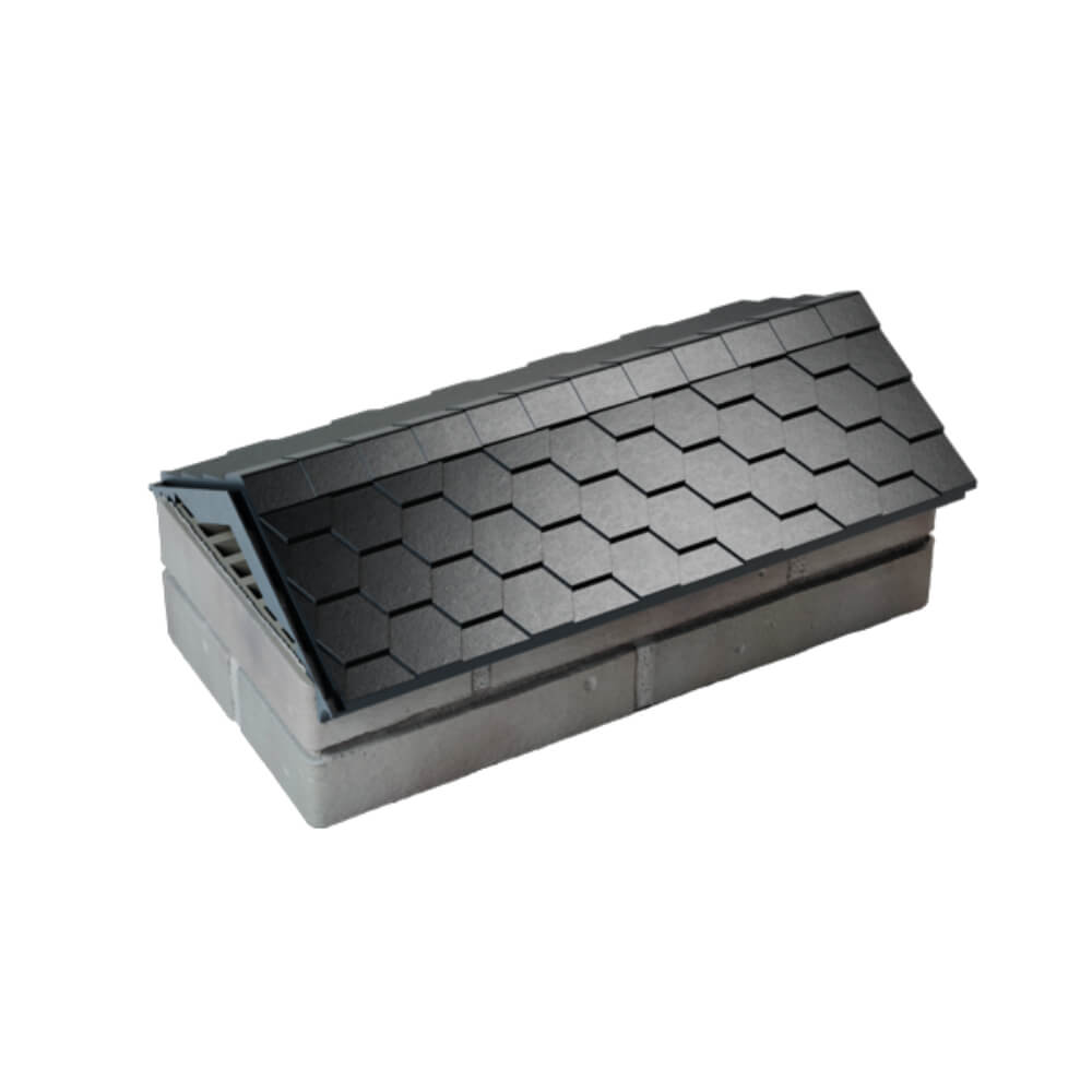 Парапет Zking Эверест Черный с посадкой на 1 кирпич (200/225/255мм) в Сертолово фото