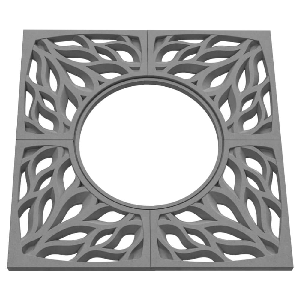 Приствольная решетка для дерева ZKING CRUST 1.2х1.2м Серая в Сертолово фото