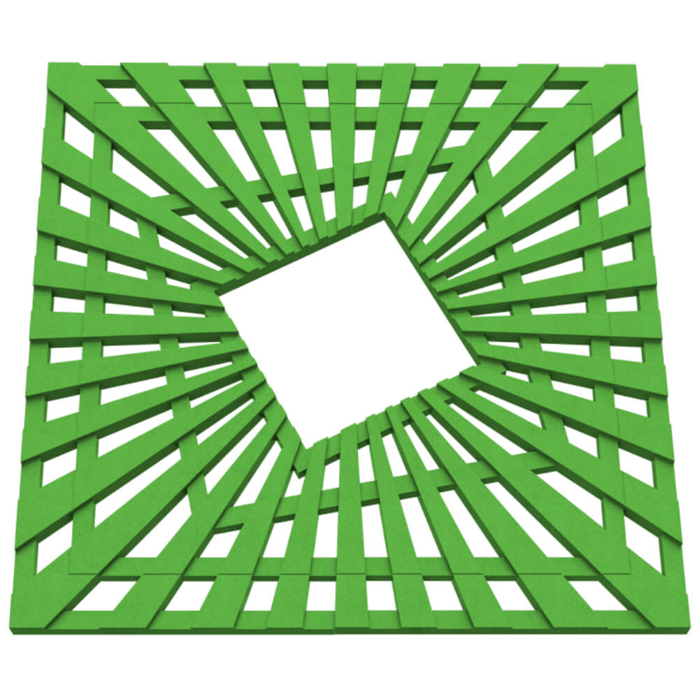 Приствольная решетка для дерева ZKING ATMOSPHERE 1.2х1.2м Зеленая в Сертолово фото