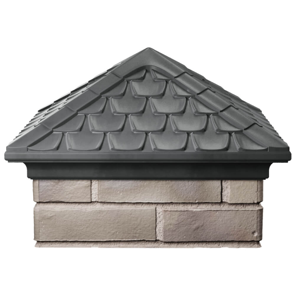Колпак Zking Эльбрус Серый на столб 1.5х1.5 кирпича (385х385мм) Сертолово фото