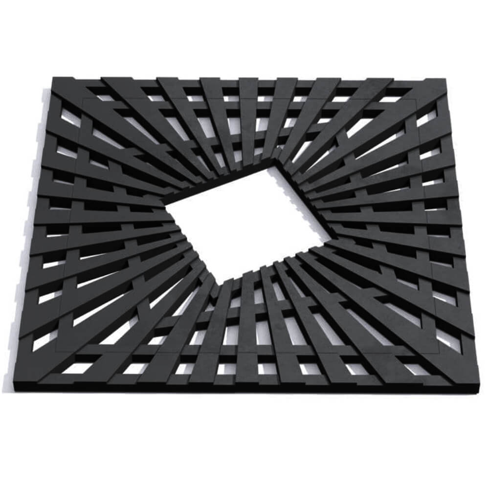 Приствольная решетка для дерева ZKING ATMOSPHERE 1.2х1.2м Черная Сертолово фото