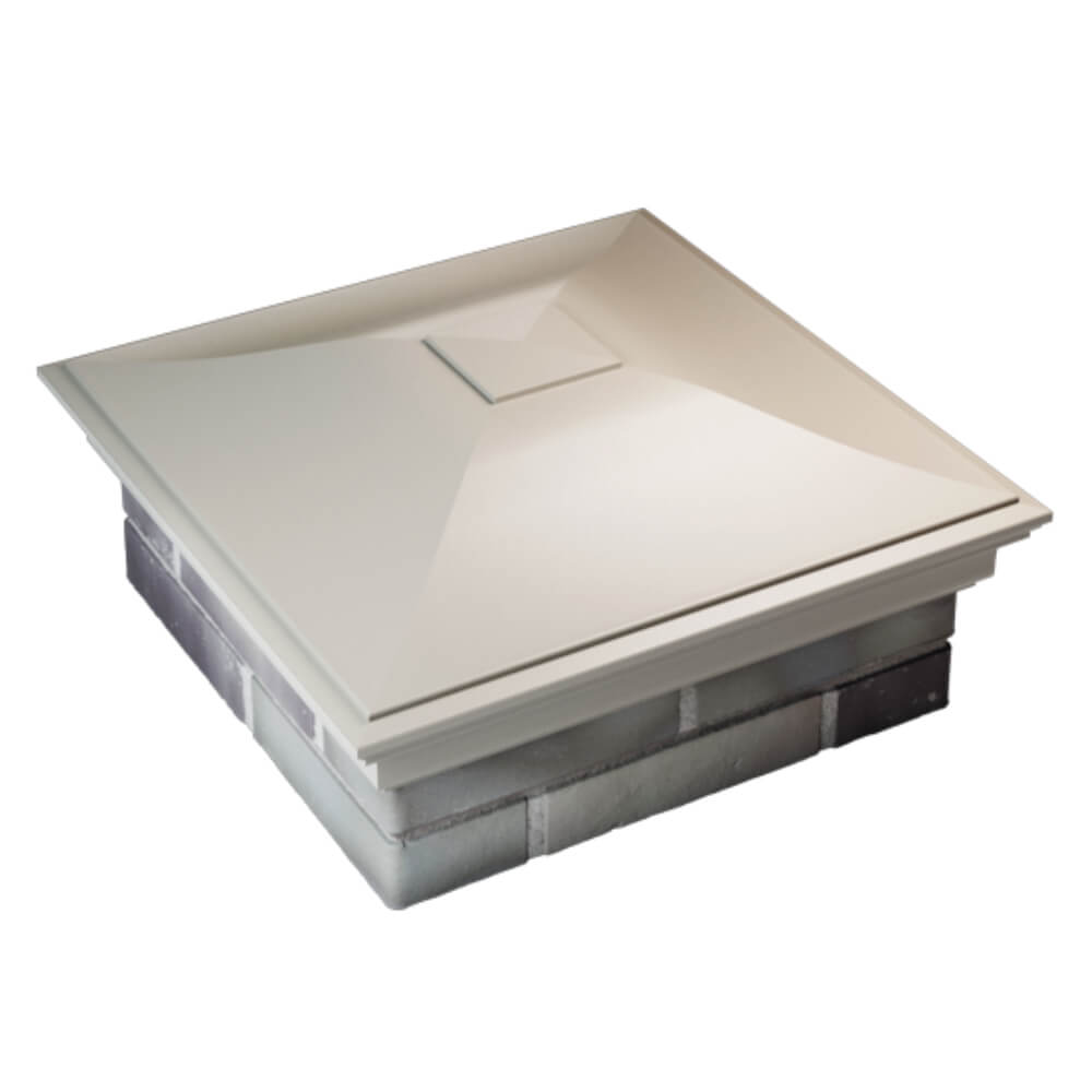 Колпак Zking Монблан Бежевый на столб 2х2 кирпича (515х515мм) Сертолово фото