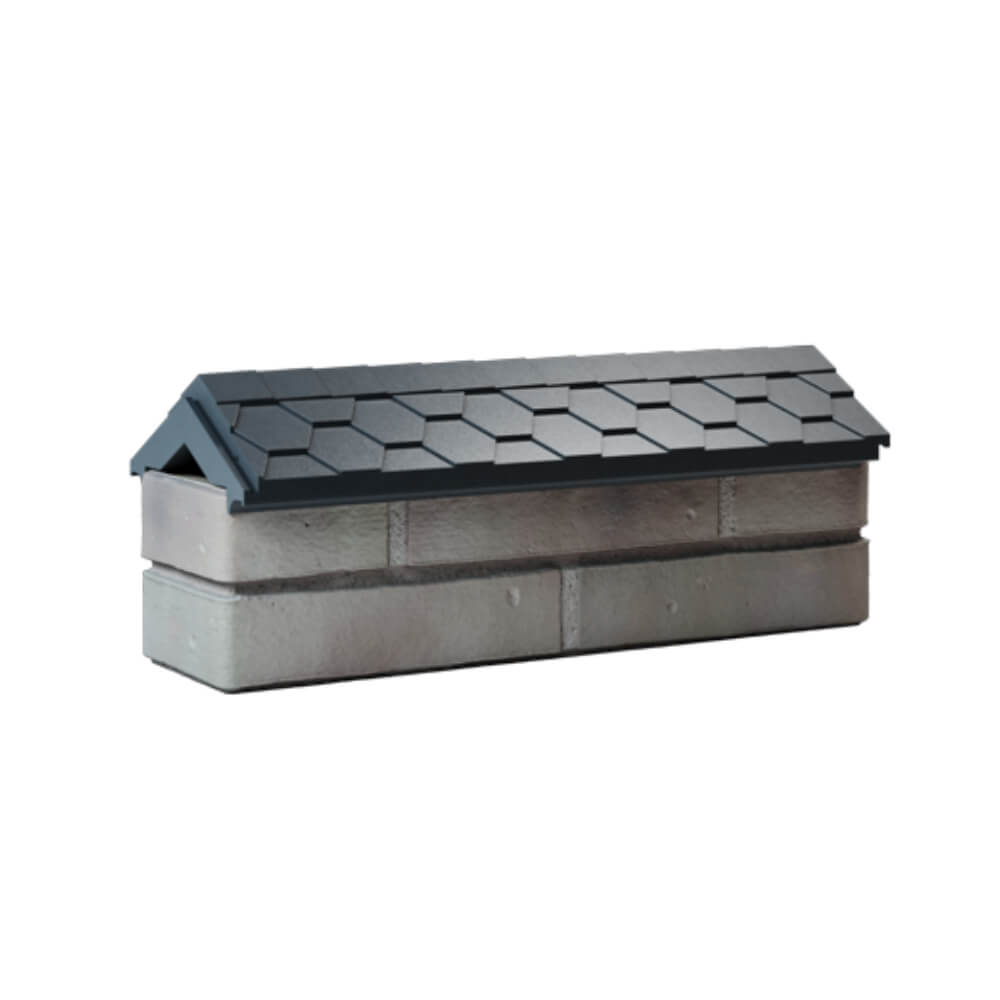 Парапет Zking Эверест Серый с посадкой на 0.5 кирпича (130мм) Сертолово фото