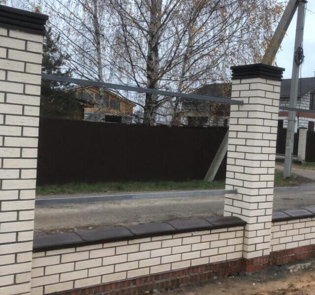 Колпак Zking Бона ХайТек Коричневый на столб 1.5х1.5 кирпича (385х385мм) в Сертолово фото