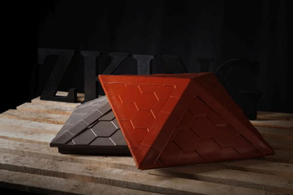 Колпак Zking Эверест Красный на столб 1.5х1.5 кирпича (390х390мм) в Сертолово фото