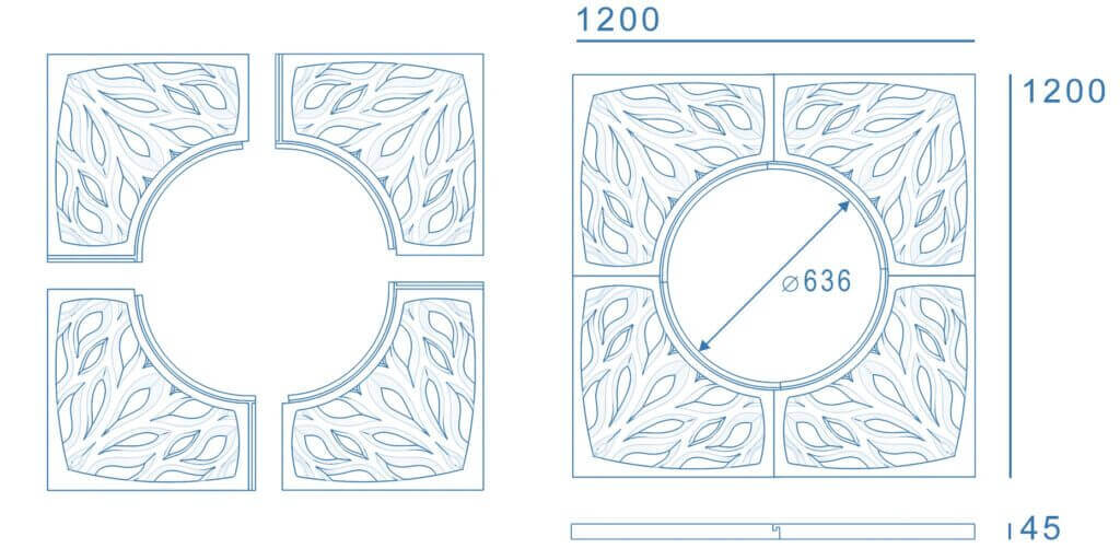 Приствольная решетка для дерева ZKING CRUST 1.2х1.2м Черная в Сертолово фото