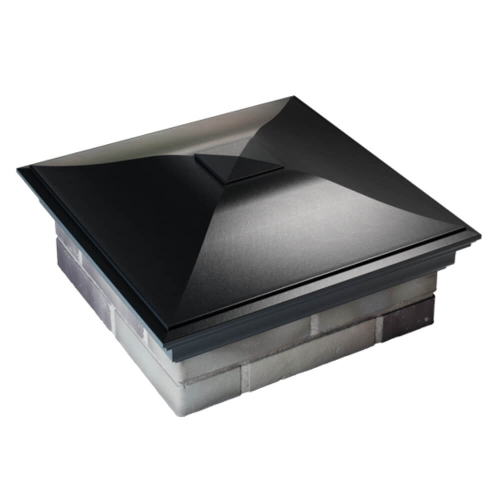 Колпак Zking Монблан Черный на столб 2х2 кирпича (515х515мм) Сертолово фото