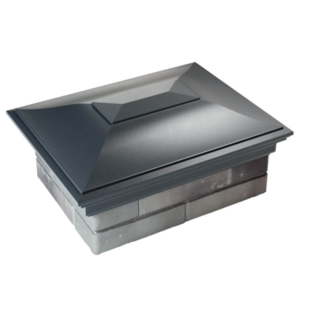 Колпак Zking Монблан Серый на столб 2х1.5 кирпича (515х385мм) Сертолово фото