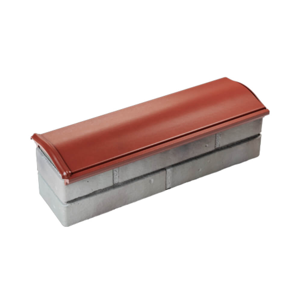 Парапет Zking Монблан Красный посадка на 0.5 кирпича (130мм) в Сертолово фото