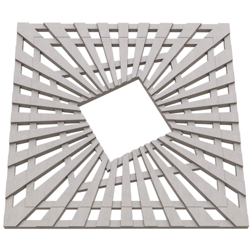 Приствольная решетка для дерева ZKING ATMOSPHERE 1.2х1.2м Бежевая в Сертолово фото