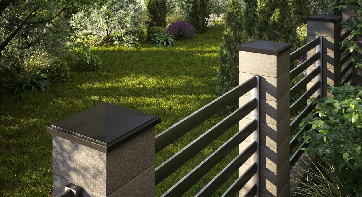 Колпак Zking БонаМоно Коричневый на столб 1.5х1.5 кирпича (385х385, 400х400мм) в Сертолово фото