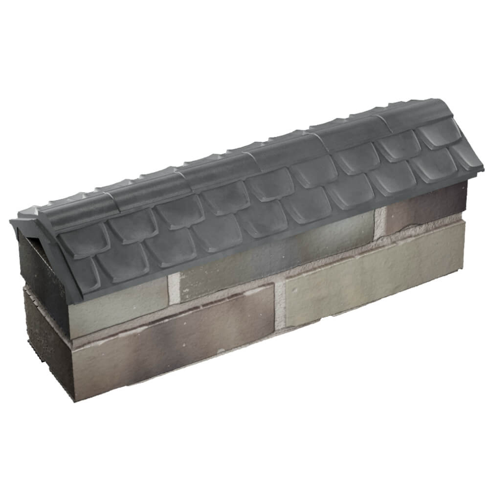 Парапет Zking Эльбрус Серый с посадкой на 0.5 кирпича (130мм) в Сертолово фото