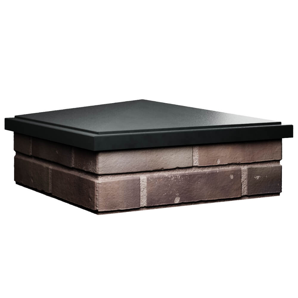 Колпак Zking БонаМоно Черный на столб 2х2 кирпича (515х515, 530х530мм) в Сертолово фото