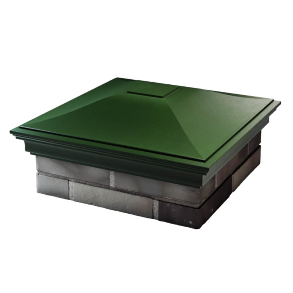 Колпак Zking Монблан Зеленый на столб 2х2 кирпича (515х515мм) в Сертолово фото