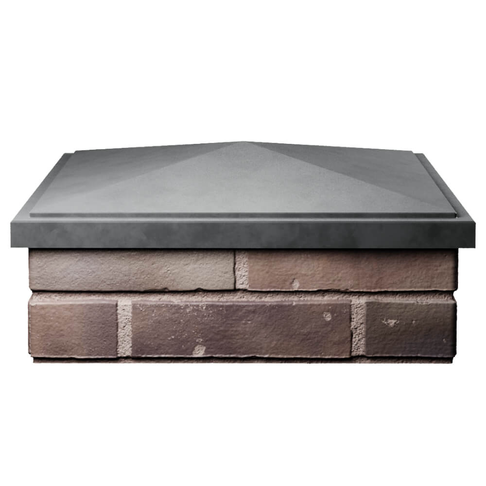 Колпак Zking БонаМоно Серый на столб 2х2 кирпича (515х515, 530х530мм) Сертолово фото