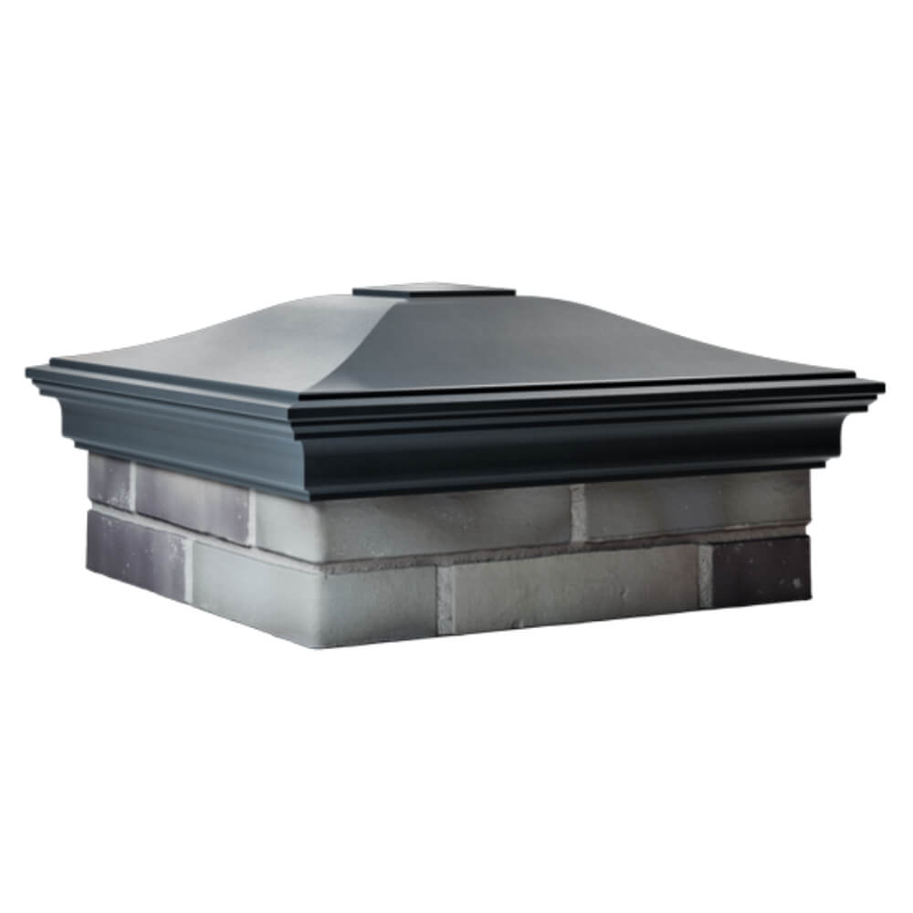 Колпак Zking Монблан Серый на столб 2х2 кирпича (515х515мм) в Сертолово фото