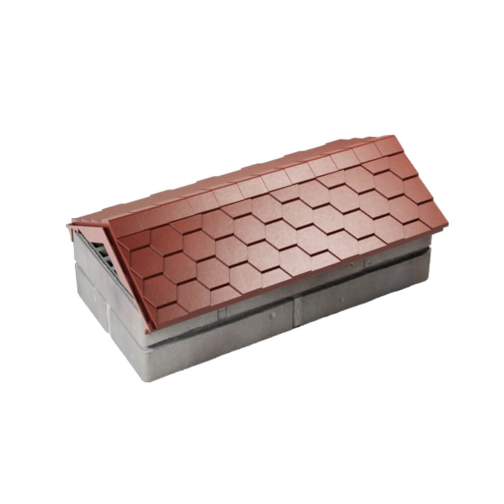 Парапет Zking Эверест Красный с посадкой на 1 кирпич (200/225/255мм) в Сертолово фото