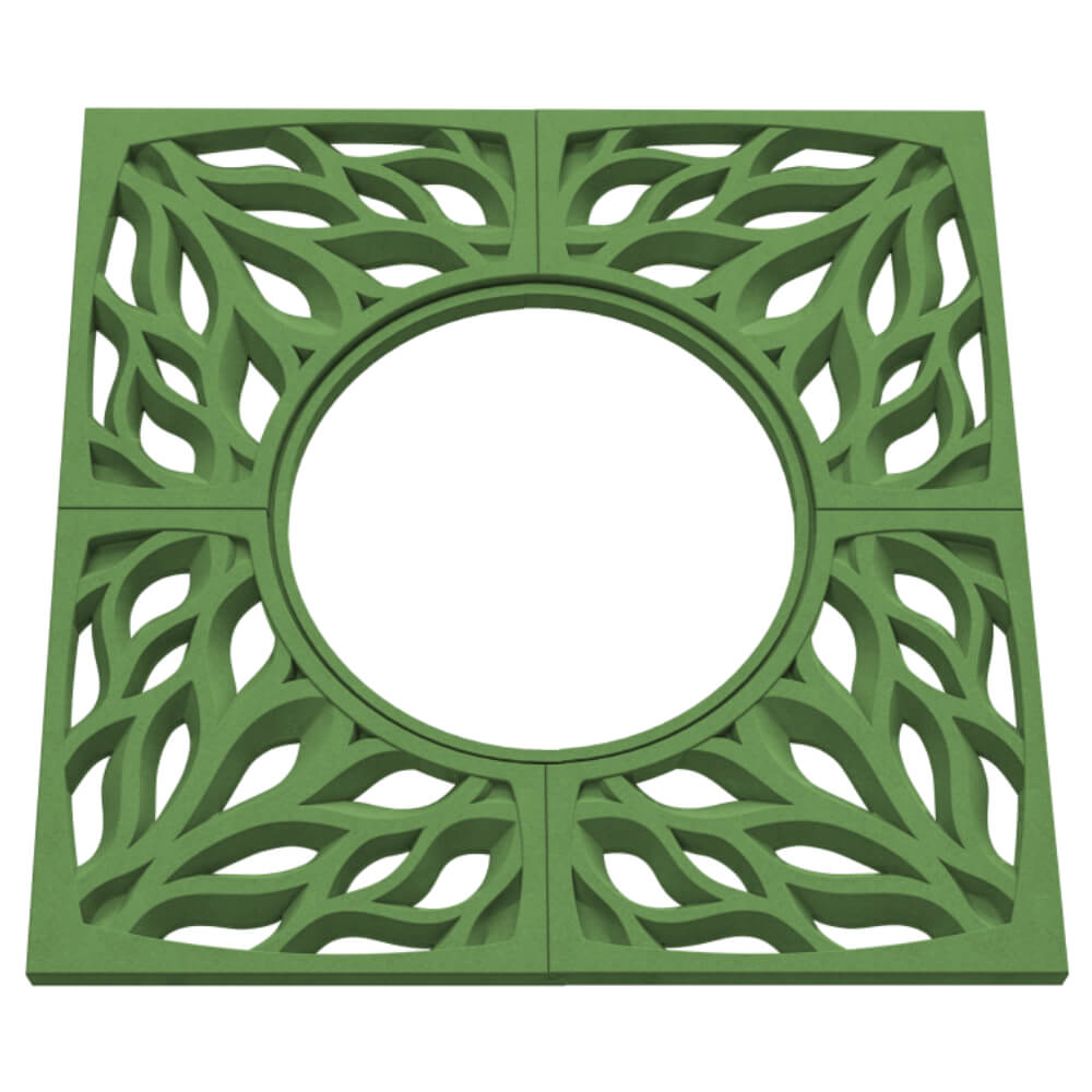 Приствольная решетка для дерева ZKING CRUST 1.2х1.2м Зеленая в Сертолово фото