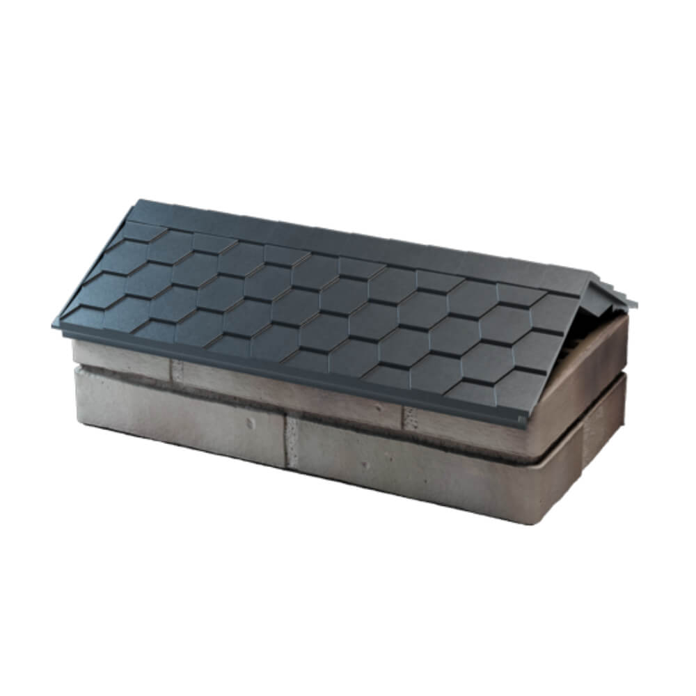 Парапет Zking Эверест Серый с посадкой на 1 кирпич (200/225/255мм) в Сертолово фото