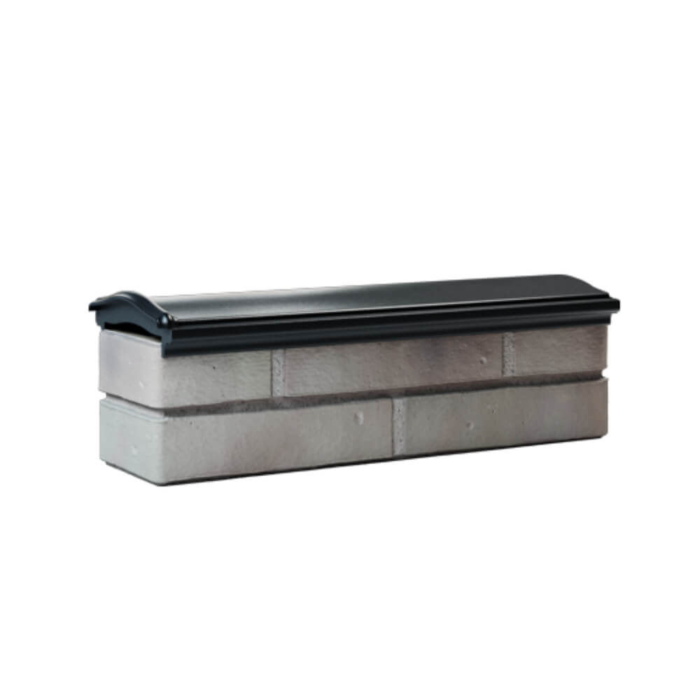 Парапет Zking Монблан Черный посадка на 0.5 кирпича (130мм) Сертолово фото