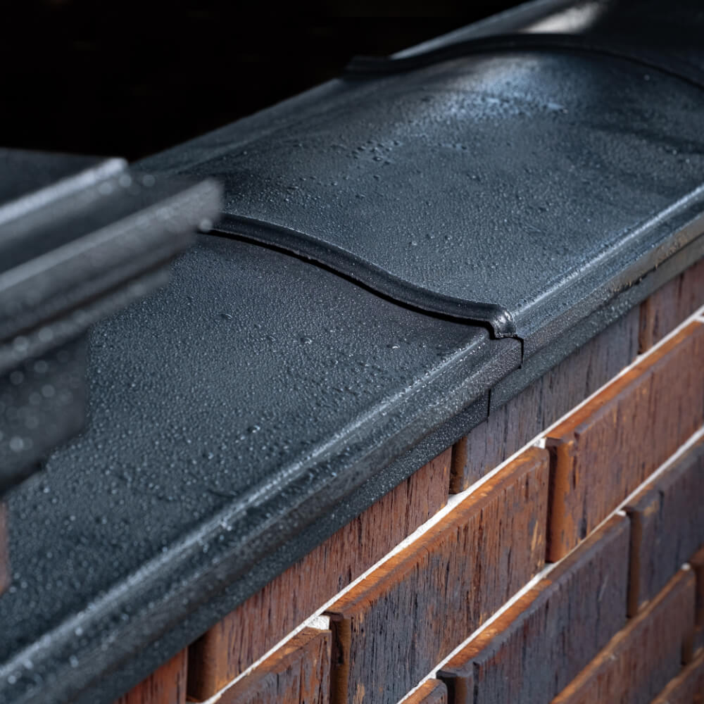 Парапет Zking Монблан Черный посадка на 0.5 кирпича (130мм) в Сертолово фото