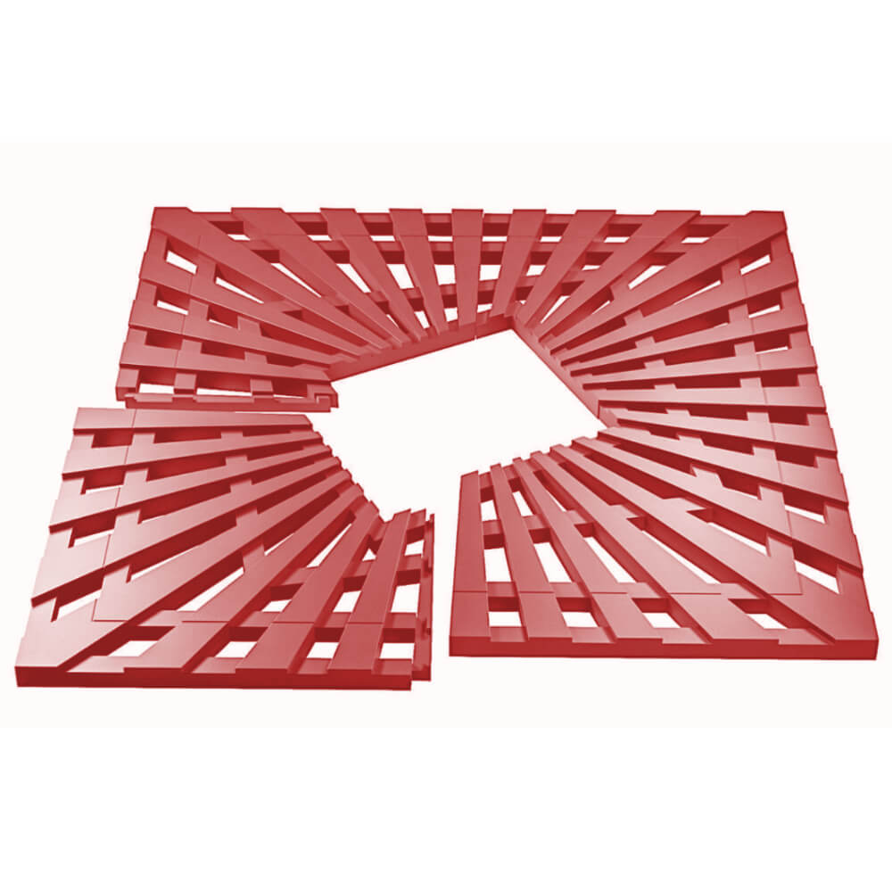 Приствольная решетка для дерева ZKING ATMOSPHERE 1.2х1.2м Красная в Сертолово фото